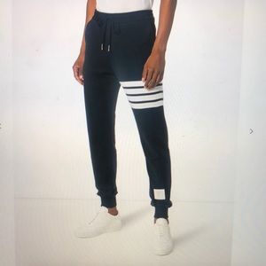 THOM BROWNE 4-bar Jersey Sweatpants